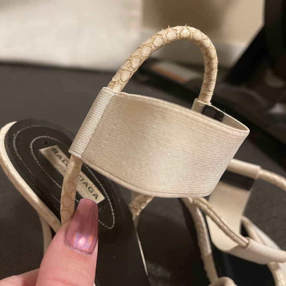 Balenciaga Python Heels - image 2